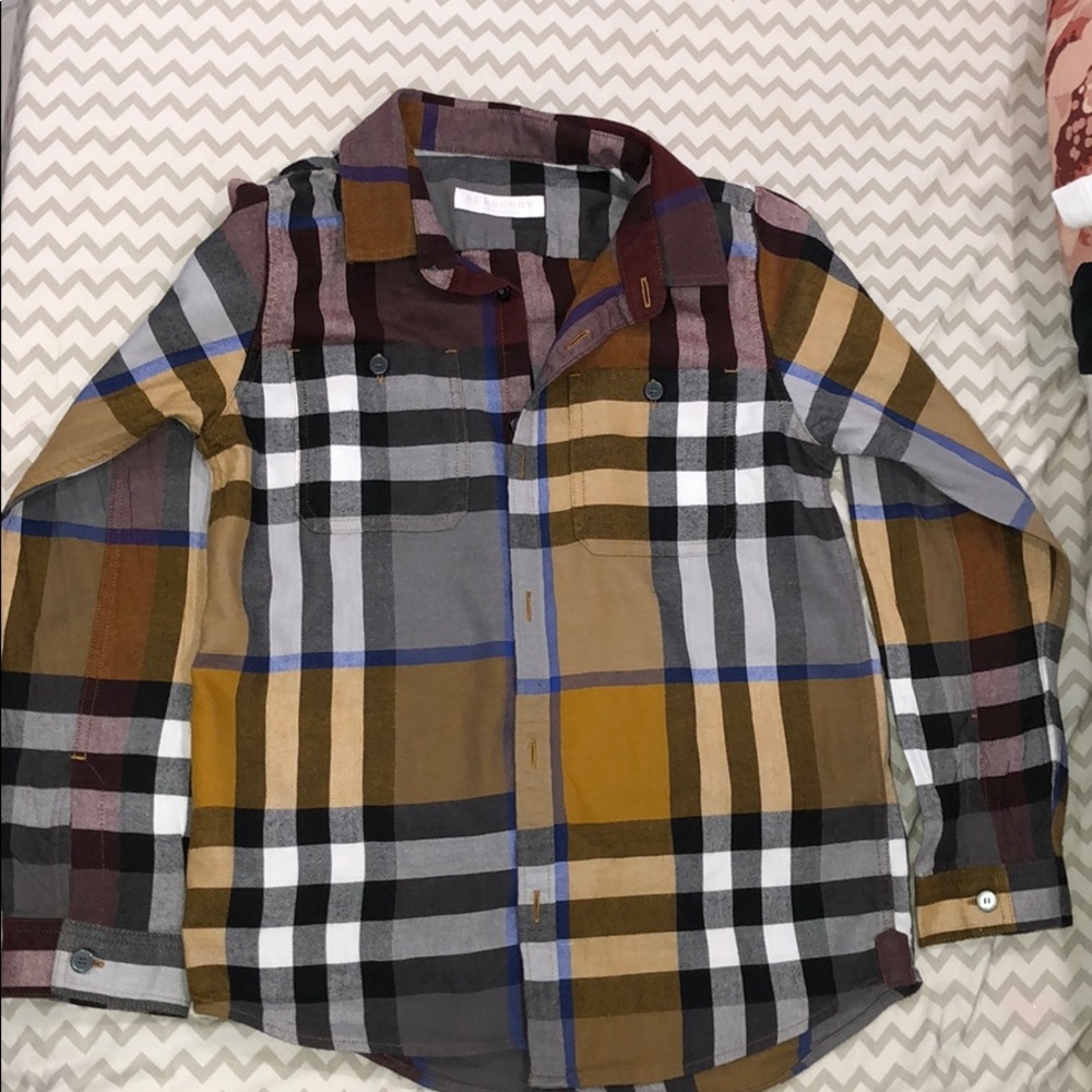 Burberry Button Up Long Sleeve Shirt